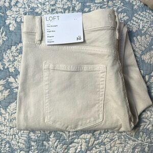 Loft Straight Highrise Jeans